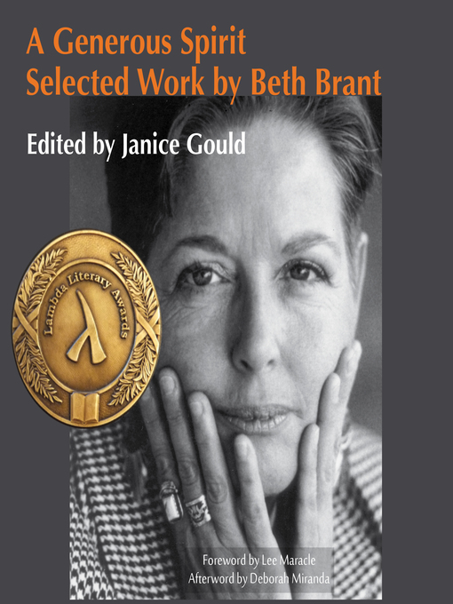 Title details for A Generous Spirit by Janice Gould - Available